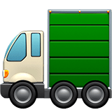 Apple design of the articulated lorry emoji verson:ios 16.4