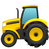 Apple design of the tractor emoji verson:ios 16.4