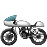 Apple design of the motorcycle emoji verson:ios 16.4
