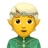 Apple design of the elf emoji verson:ios 16.4