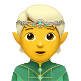 Apple design of the elf emoji verson:ios 16.4