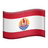 Apple design of the flag: French Polynesia emoji verson:ios 16.4