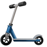 Apple design of the kick scooter emoji verson:ios 16.4