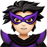 Apple design of the supervillain: light skin tone emoji verson:ios 16.4
