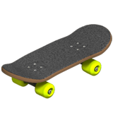 Apple design of the skateboard emoji verson:ios 16.4