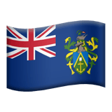 Apple design of the flag: Pitcairn Islands emoji verson:ios 16.4