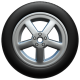 Apple design of the wheel emoji verson:ios 16.4