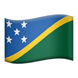 Apple design of the flag: Solomon Islands emoji verson:ios 16.4