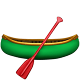 Apple design of the canoe emoji verson:ios 16.4