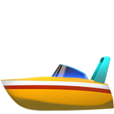 Apple design of the speedboat emoji verson:ios 16.4