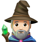 Apple design of the man mage: light skin tone emoji verson:ios 16.4