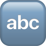 Apple design of the input latin letters emoji verson:ios 16.4