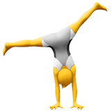 Apple design of the person cartwheeling emoji verson:ios 16.4