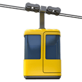 Apple design of the aerial tramway emoji verson:ios 16.4