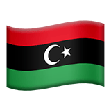 Apple Apple design of the flag: Libya emoji verson:ios 16.4