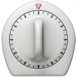 Apple design of the timer clock emoji verson:ios 16.4