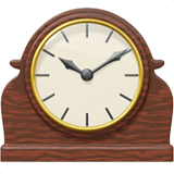 Apple design of the mantelpiece clock emoji verson:ios 16.4
