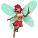 Apple design of the woman fairy: medium skin tone emoji verson:ios 16.4