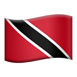 Apple design of the flag: Trinidad & Tobago emoji verson:ios 16.4