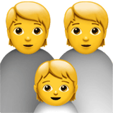 Apple design of the family emoji verson:ios 16.4