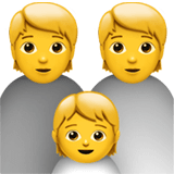 Apple design of the family emoji verson:ios 16.4