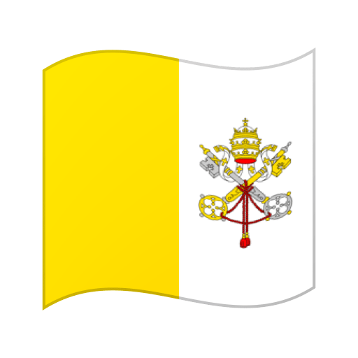 Google design of the flag: Vatican City emoji verson:Noto Color Emoji 15.0