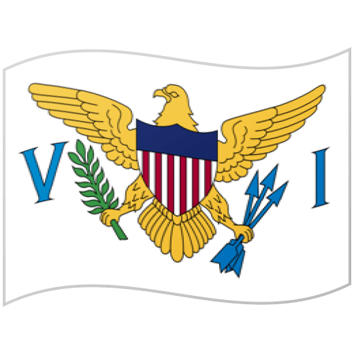Google design of the flag: U.S. Virgin Islands emoji verson:Noto Color Emoji 15.0