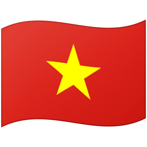 Google design of the flag: Vietnam emoji verson:Noto Color Emoji 15.0