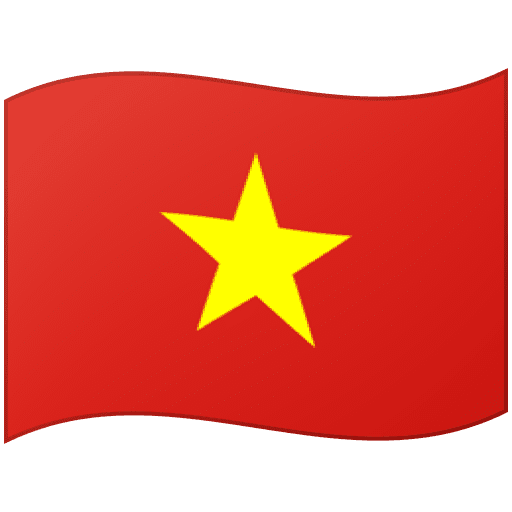 Google design of the flag: Vietnam emoji verson:Noto Color Emoji 15.0