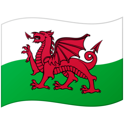 Google design of the flag: Wales emoji verson:Noto Color Emoji 15.0