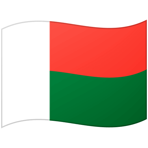 Google Google design of the flag: Madagascar emoji verson:Noto Color Emoji 15.0