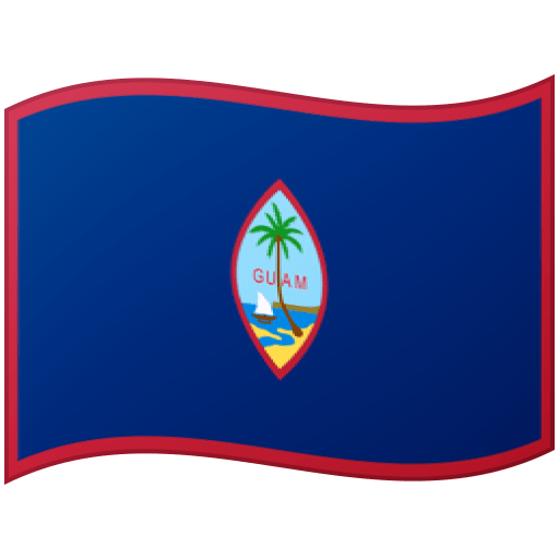 Google design of the flag: Guam emoji verson:Noto Color Emoji 15.0