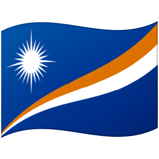 Google design of the flag: Marshall Islands emoji verson:Noto Color Emoji 15.0
