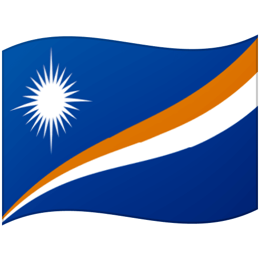 Google Google design of the flag: Marshall Islands emoji verson:Noto Color Emoji 15.0