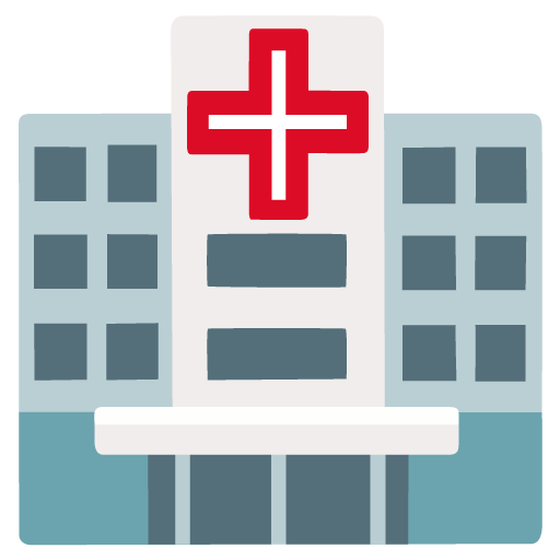 Google design of the hospital emoji verson:Noto Color Emoji 15.0