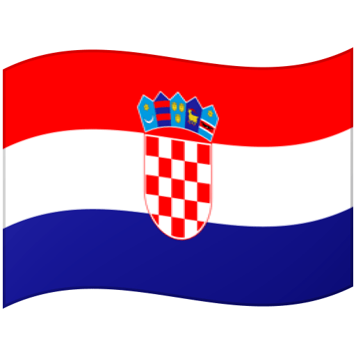 Google design of the flag: Croatia emoji verson:Noto Color Emoji 15.0