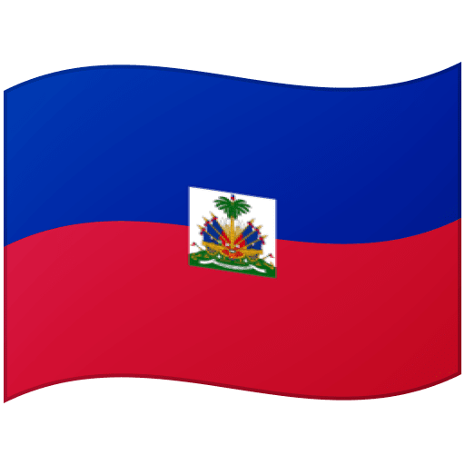 Google design of the flag: Haiti emoji verson:Noto Color Emoji 15.0