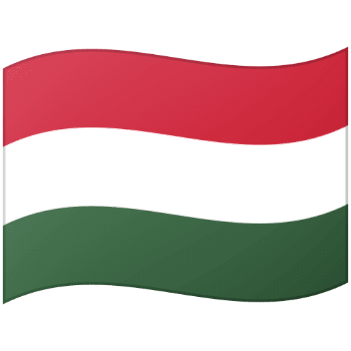 Google design of the flag: Hungary emoji verson:Noto Color Emoji 15.0