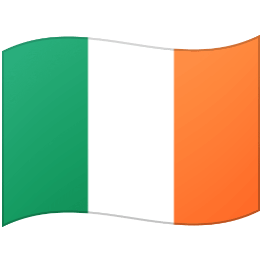 Google design of the flag: Ireland emoji verson:Noto Color Emoji 15.0