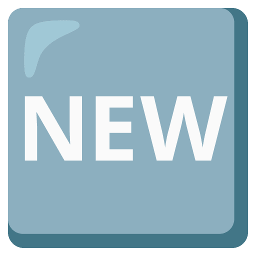 Google design of the NEW button emoji verson:Noto Color Emoji 15.0