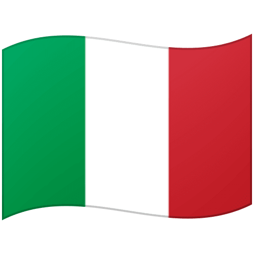 Google design of the flag: Italy emoji verson:Noto Color Emoji 15.0