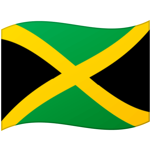 Google design of the flag: Jamaica emoji verson:Noto Color Emoji 15.0