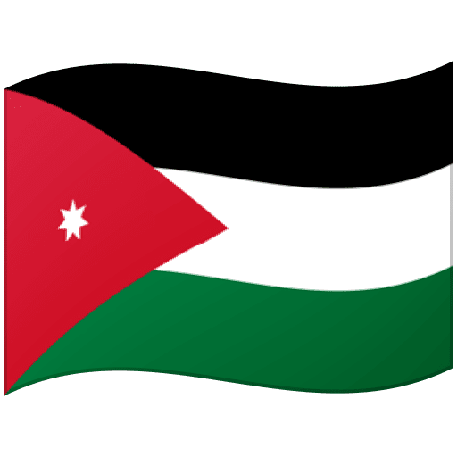 Google design of the flag: Jordan emoji verson:Noto Color Emoji 15.0
