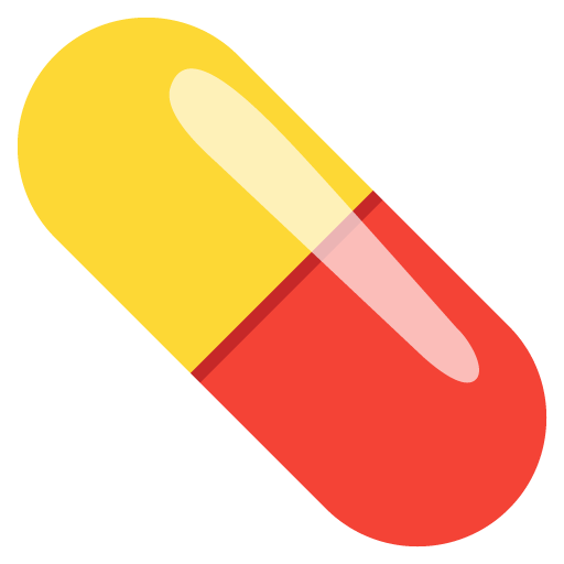 Google design of the pill emoji verson:Noto Color Emoji 15.0