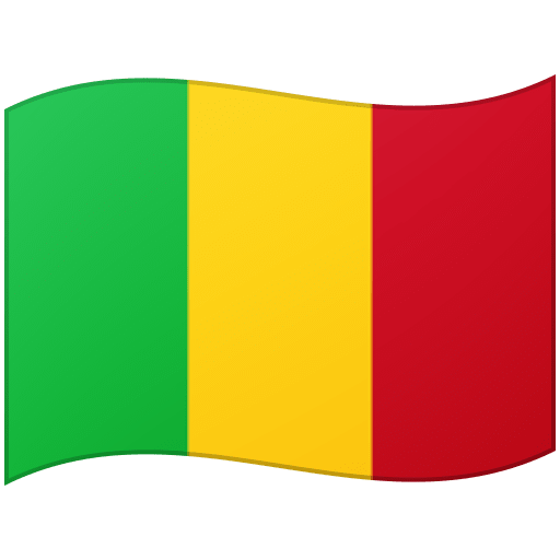 Google design of the flag: Mali emoji verson:Noto Color Emoji 15.0