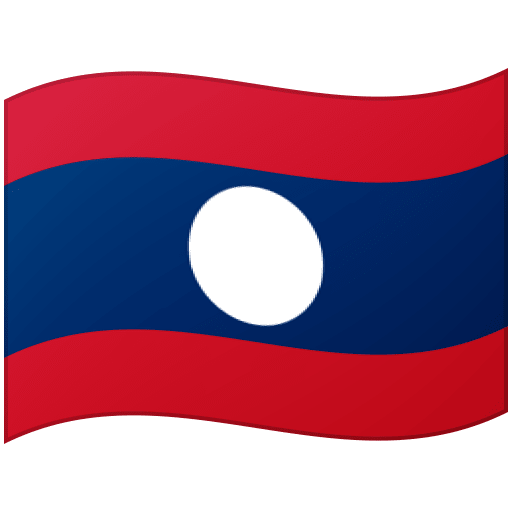 Google design of the flag: Laos emoji verson:Noto Color Emoji 15.0