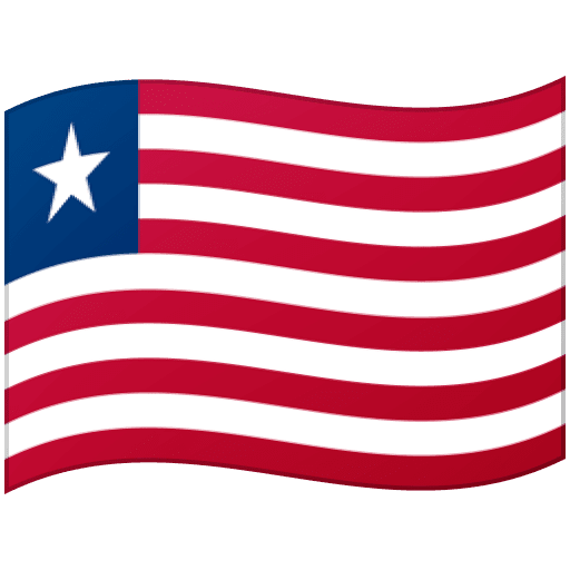 Google design of the flag: Liberia emoji verson:Noto Color Emoji 15.0