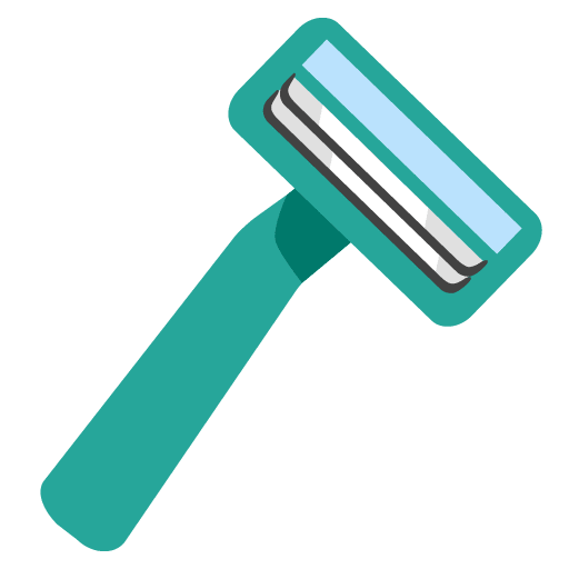 Google design of the razor emoji verson:Noto Color Emoji 15.0