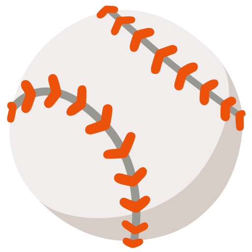 Google design of the baseball emoji verson:Noto Color Emoji 15.0