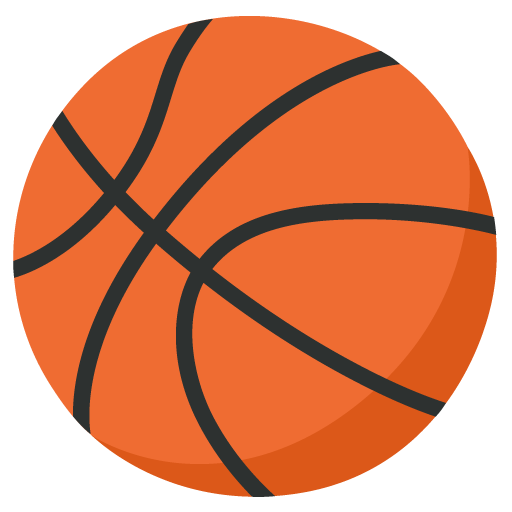 Google design of the basketball emoji verson:Noto Color Emoji 15.0